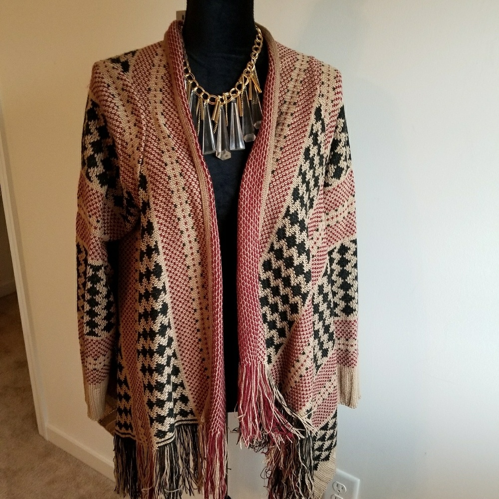 Size L Multi colored cardigan